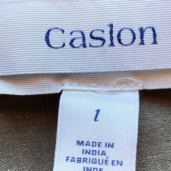 Caslon Linen Jacket Sz Large - Picture 7 of 7
